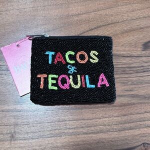 Bacci Beaded Tacos & Tequila Pouch | NWT
